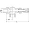 Drain valve Type: 573 Bronze External thread (BSPP)/Internal thread (BSPP)